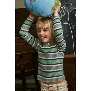 Mayoral pulover copii culoarea verde, light, 4001 imagine