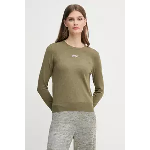 Dkny pulover culoarea verde, light, DJ5R0743 imagine