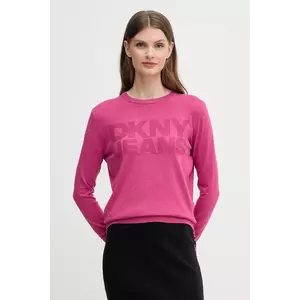 Dkny pulover culoarea roz, light, DJ5R0646 imagine