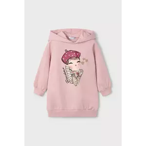 Mayoral rochie fete culoarea roz, mini, oversize, 4928 imagine