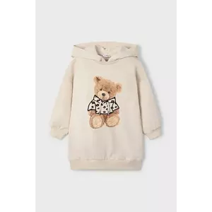 Mayoral rochie fete culoarea bej, mini, oversize, 4928 imagine