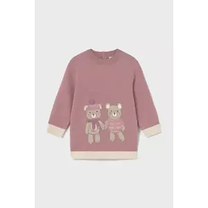 Mayoral rochie fete culoarea roz, mini, drept, 2911 imagine