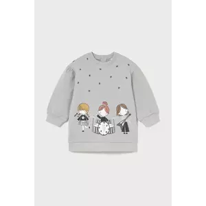 Mayoral rochie fete culoarea gri, mini, oversize, 2921 imagine