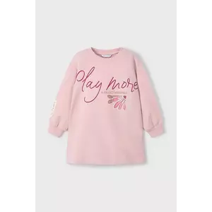 Mayoral rochie fete culoarea roz, mini, drept, 4929 imagine