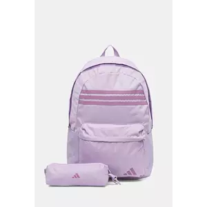 adidas rucsac Classics culoarea violet, mare, cu imprimeu, JZ3322 imagine