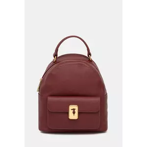 Trussardi ghiozdan de piele culoarea maro, mic, uni, Z607E106080N imagine