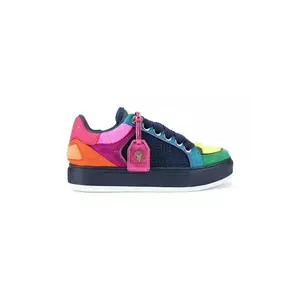 Kurt Geiger London sneakers din piele intoarsă Southbank Tag culoarea verde, 493389209 imagine