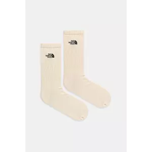 The North Face șosete 2-pack culoarea bej, NF0A8EGPLE71 imagine