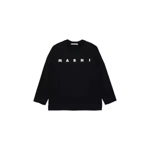 Marni tricou din bumbac MT291U T-SHIRT culoarea negru, cu imprimeu, M01603 imagine