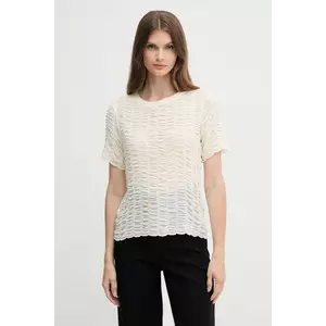 Dkny tricou culoarea bej, P52SAW83 imagine