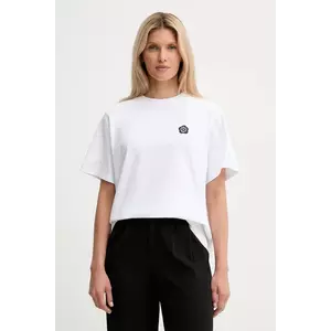 Kenzo tricou din bumbac culoarea alb, FF52TS5524SO imagine