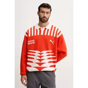 Puma pulover culoarea portocaliu, light, 632512 imagine
