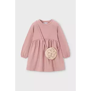 Mayoral rochie fete culoarea roz, mini, evazați, 4926 imagine