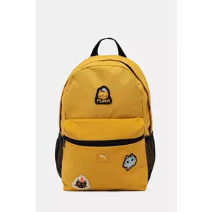 Puma ghiozdan copii ESSENTIALS Small Backpack culoarea galben, mic, cu imprimeu, 091755 imagine