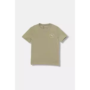 Puma tricou de bumbac pentru copii PUMA CLASS Graphic Tee B culoarea verde, cu imprimeu, 688850 imagine