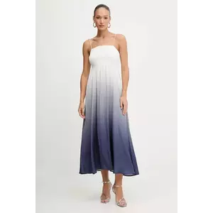 Morgan rochie culoarea violet, maxi, evazați, RDIVALI imagine