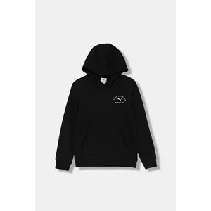 Puma bluză copii PUMA CLASS Graphic Hoodie TR B culoarea negru, cu glugă, cu imprimeu, 688852 imagine