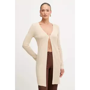 Morgan cardigan culoarea auriu, light, MIRZOU imagine