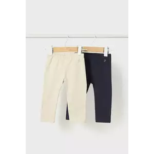 Mayoral leggins copii 2-pack culoarea bleumarin, uni, 702 imagine