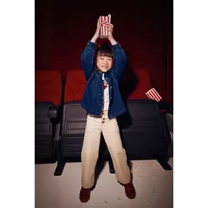 Mayoral pantaloni culoarea bej, uni, 4576 imagine