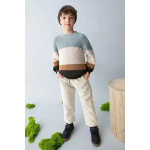 Mayoral pantaloni copii Joggery sztruks culoarea bej, 4568 imagine