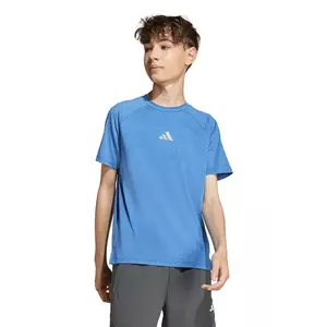 adidas tricou copii culoarea bleumarin, cu imprimeu, JM4322 imagine