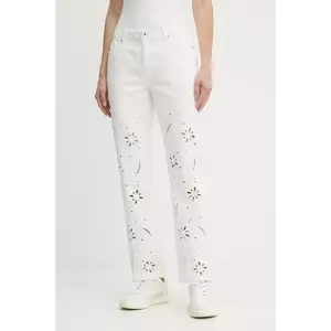 Morgan blugi din bumbac medium waist, PBRAD imagine