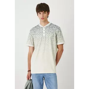 Medicine tricou polo culoarea bej, cu imprimeu imagine