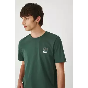 Medicine tricou din bumbac culoarea verde, cu imprimeu imagine