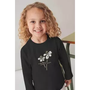 Mayoral longsleeve din bumbac culoarea negru, 178 imagine