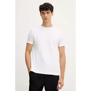 Trussardi tricou din bumbac culoarea alb, uni, G0278000048N imagine