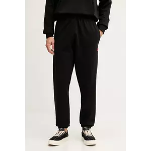 Kenzo pantaloni de trening din bumbac culoarea negru, uni, FE65PA8254MF imagine