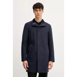 BOSS palton din lână culoarea bleumarin, 50546964 imagine