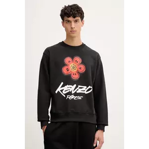 Kenzo hanorac de bumbac Kenzo x Futura culoarea negru, cu imprimeu, FF65SW2524MC imagine