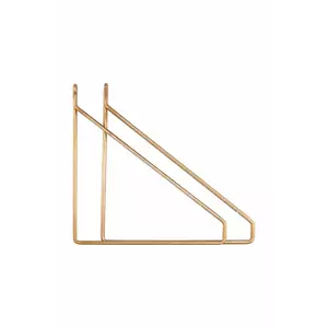 House Doctor suporturi de raft HDApar 25, 5 x 25 cm 2-pack culoarea galben imagine