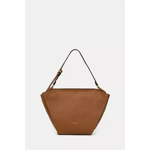 Gianni Chiarini geantă de mână din piele BLOOM culoare maro BS.11796.RNGDBL imagine
