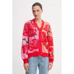 Never Fully Dressed cardigan culoarea roz, NFDKN675 imagine