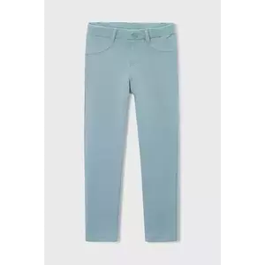 Mayoral leggins copii culoarea turcoaz, uni, 511 imagine