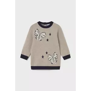 Mayoral rochie fete culoarea maro, mini, drept, 2911 imagine