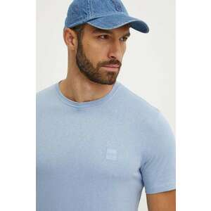 BOSS Orange tricou din bumbac barbati, neted, 50508584 imagine