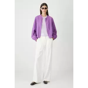 Medicine geacă bomber culoarea violet, de tranziție imagine