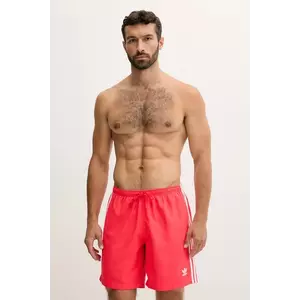 adidas Originals pantaloni scurți de baie Adicolor culoarea roșu, JX2690 imagine
