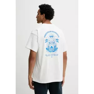 adidas Originals tricou din bumbac Music Fests Tee culoarea alb, cu imprimeu, KQ9955 imagine