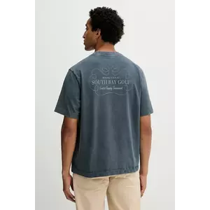 Abercrombie & Fitch tricou din bumbac culoarea gri, uni, KI123-5233-903 imagine