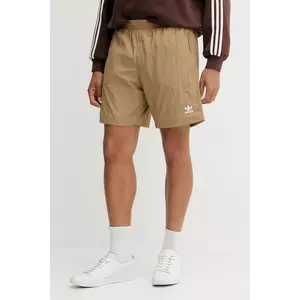 adidas Originals pantaloni scurți Essentials culoarea bej, JX3906 imagine
