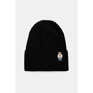 Jamiks căciulă din lână pentru copii JEREMY culoarea negru, JZI310 imagine