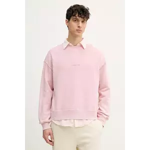 Michael Kors hanorac de bumbac bărbați, culoarea roz, uni, CS552HE4MY imagine