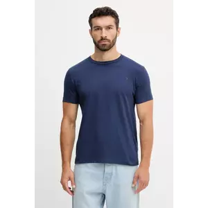 Trussardi tricou din bumbac culoarea bleumarin, uni, G0278000048N imagine