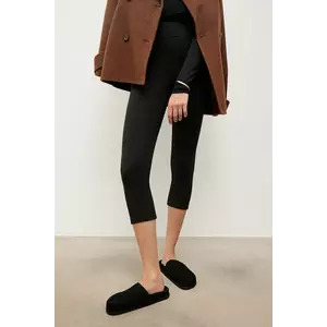 Answear.LAB papuci din piele intoarsa culoarea negru imagine