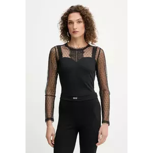 Morgan bluză culoarea negru, uni, TIPO imagine